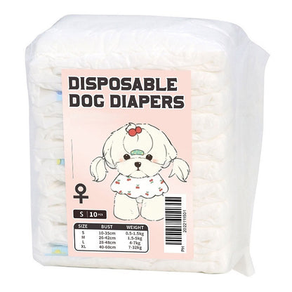 AimayaPet Pet Disposable Diapers-Male/Female(S/M/L/XL)