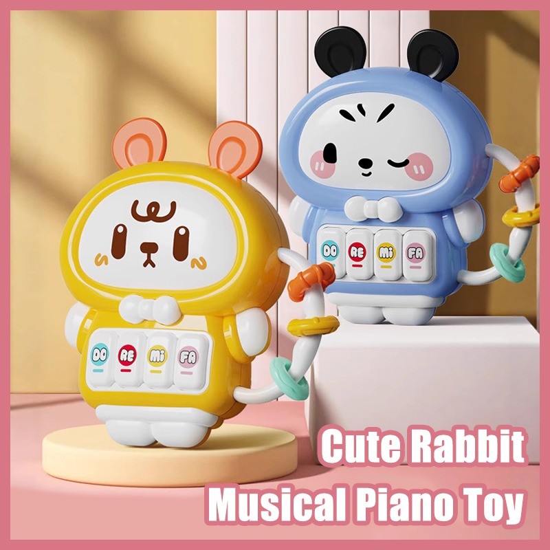 Cute Rabbit Musical Piano Toy Baby Toddler Early Education Developmental Instrument Toy