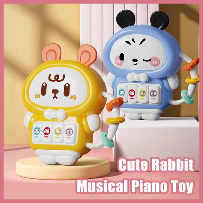 Cute Rabbit Musical Piano Toy Baby Toddler Early Education Developmental Instrument Toy