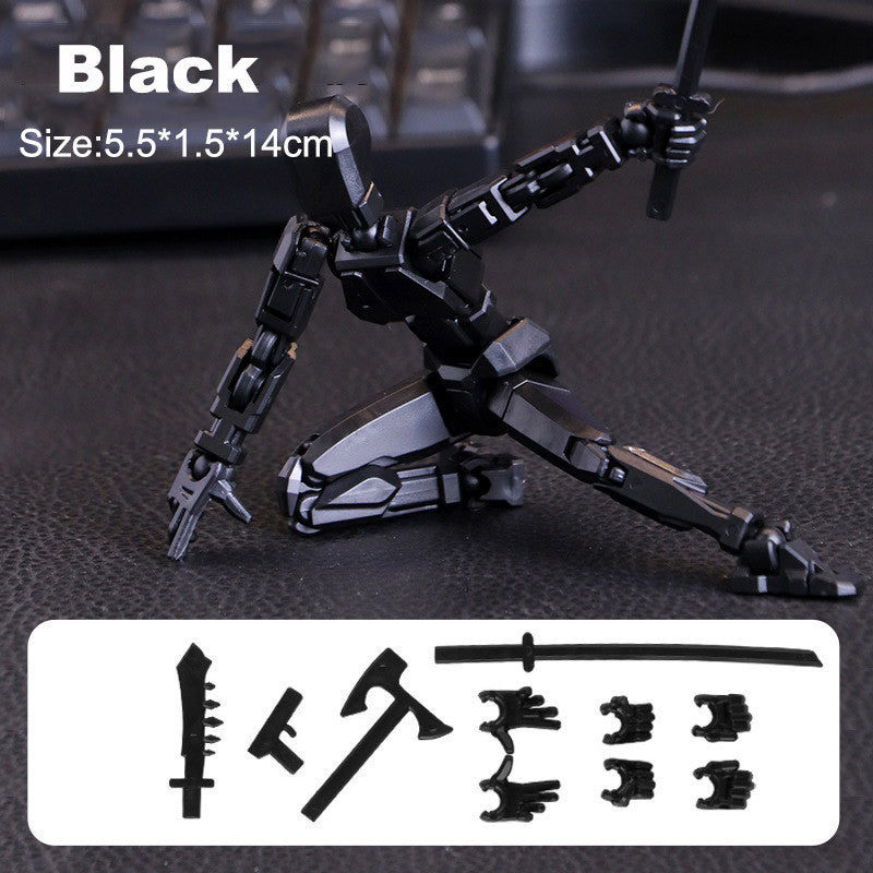 3d Printed Action Figure Lucky Dummy 13 Multi Joint Figure Movable Robot Doll Toy Assembly Model
