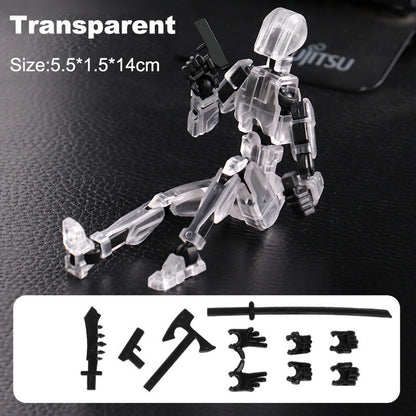 3d Printed Action Figure Lucky Dummy 13 Multi Joint Figure Movable Robot Doll Toy Assembly Model