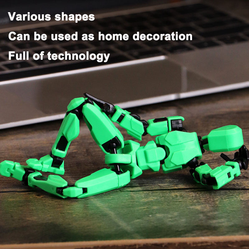 3d Printed Action Figure Lucky Dummy 13 Multi Joint Figure Movable Robot Doll Toy Assembly Model