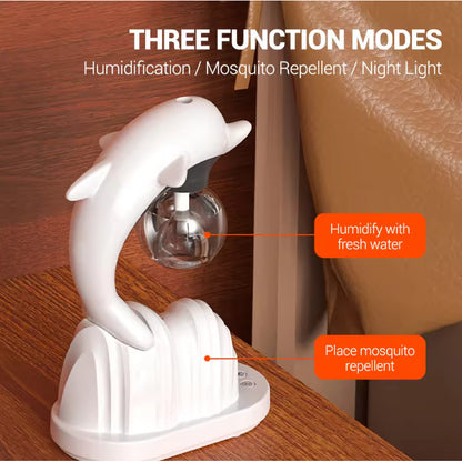 3 in 1 Humidifier with Mosquito Repellent Mist Essential Oil Aroma Diffuser Night Light Air Humidifier Zapper Lamps