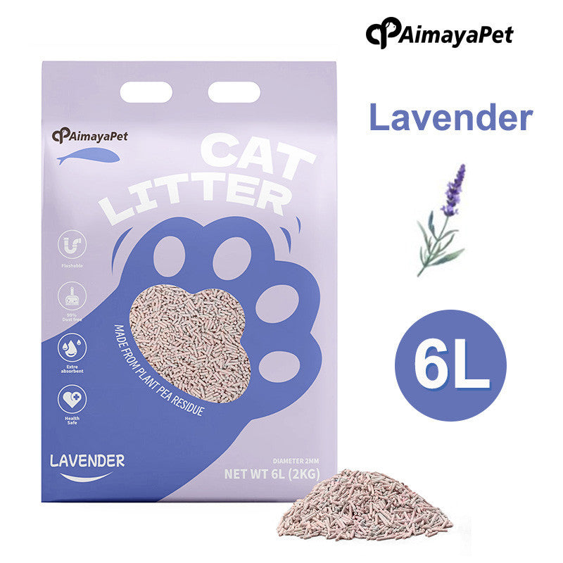 AimayaPet 6L(2/1.5Kg) Premium Natural Tofu Cat Litter Super Fast Clumping - 6 Fragrances