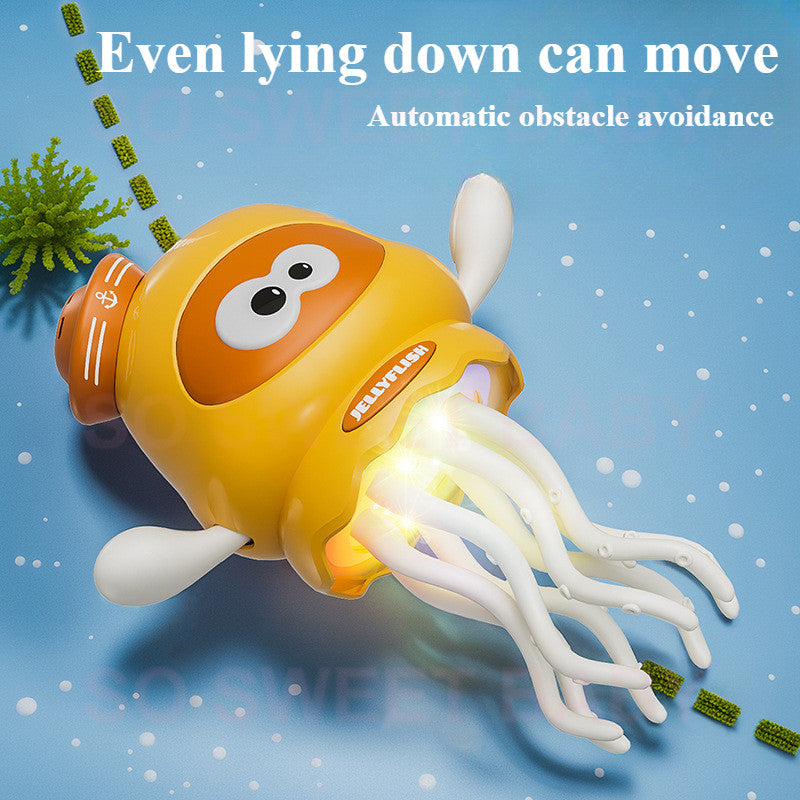 Dancing Octopus Toy Magical Induction Twist Octopus Toy with Light and Music Rechargeable Mainan
