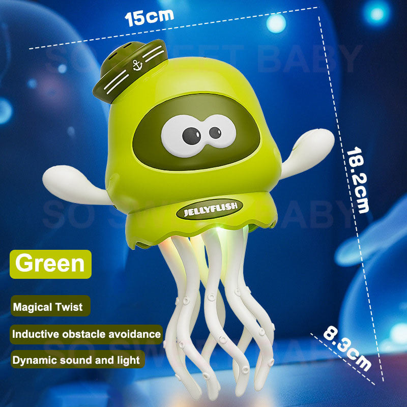 Dancing Octopus Toy Magical Induction Twist Octopus Toy with Light and Music Rechargeable Mainan