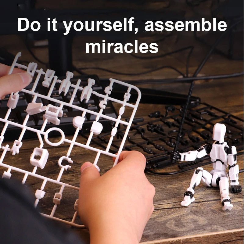 3d Printed Action Figure Lucky Dummy 13 Multi Joint Figure Movable Robot Doll Toy Assembly Model