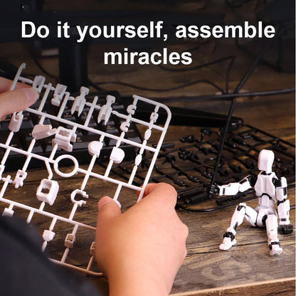 3d Printed Action Figure Lucky Dummy 13 Multi Joint Figure Movable Robot Doll Toy Assembly Model