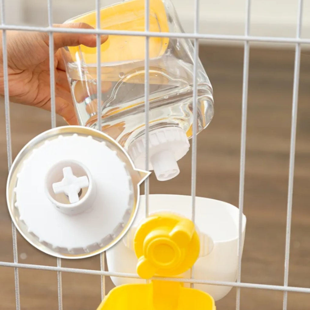 Hanging Pet Feeder Rabbit Cage Feeder Bowl Automatic Water Dispenser&feeder Cage Hang Bowl for Cat Dog Bekas Air Kucing