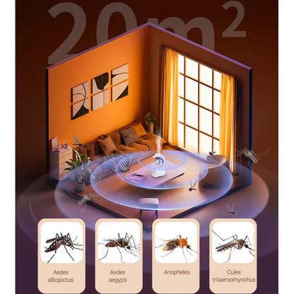 3 in 1 Humidifier with Mosquito Repellent Mist Essential Oil Aroma Diffuser Night Light Air Humidifier Zapper Lamps