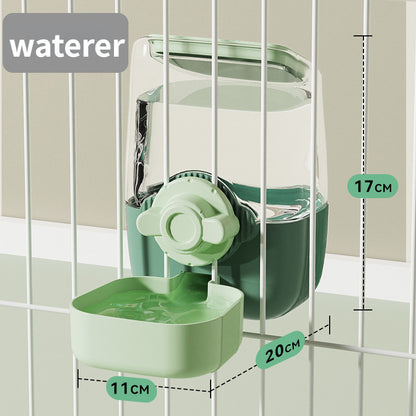 Hanging Pet Feeder Rabbit Cage Feeder Bowl Automatic Water Dispenser&feeder Cage Hang Bowl for Cat Dog Bekas Air Kucing