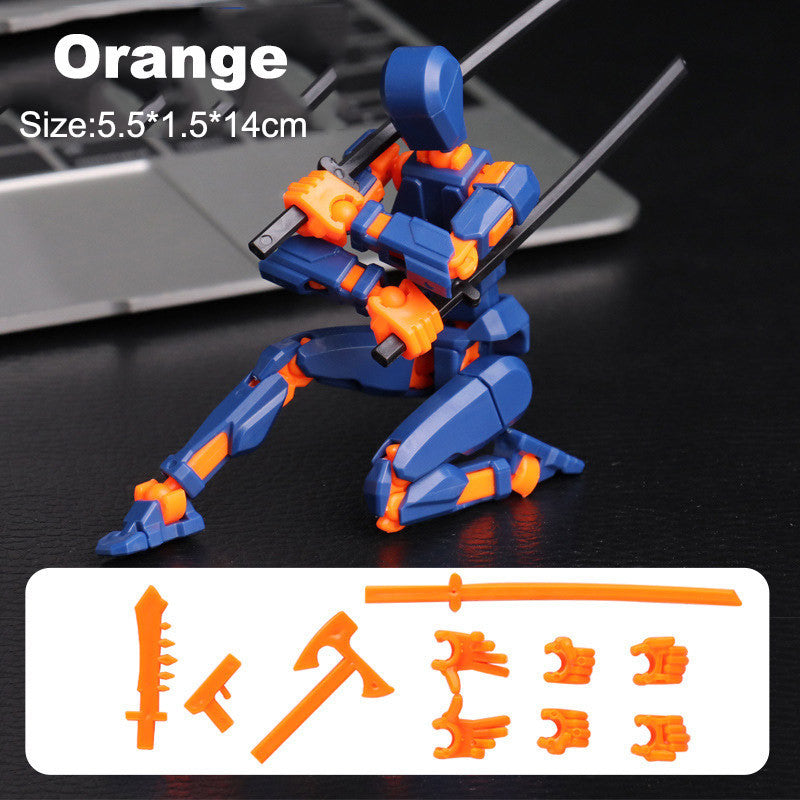 3d Printed Action Figure Lucky Dummy 13 Multi Joint Figure Movable Robot Doll Toy Assembly Model