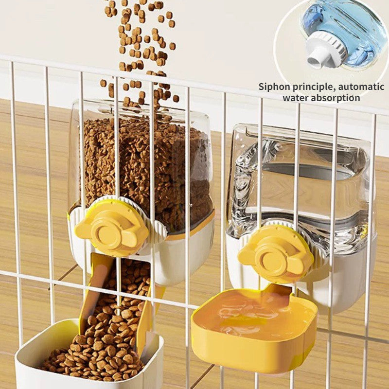 Hanging Pet Feeder Rabbit Cage Feeder Bowl Automatic Water Dispenser&feeder Cage Hang Bowl for Cat Dog Bekas Air Kucing