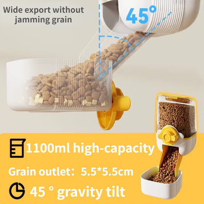 Hanging Pet Feeder Rabbit Cage Feeder Bowl Automatic Water Dispenser&feeder Cage Hang Bowl for Cat Dog Bekas Air Kucing