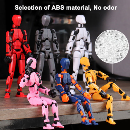 3d Printed Action Figure Lucky Dummy 13 Multi Joint Figure Movable Robot Doll Toy Assembly Model