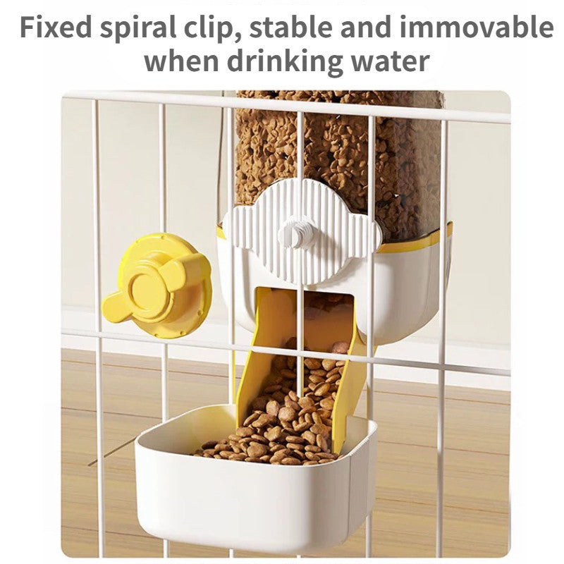 Hanging Pet Feeder Rabbit Cage Feeder Bowl Automatic Water Dispenser&feeder Cage Hang Bowl for Cat Dog Bekas Air Kucing
