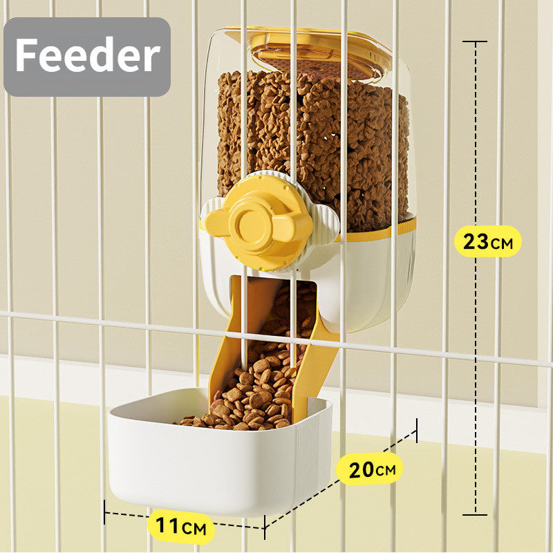 Hanging Pet Feeder Rabbit Cage Feeder Bowl Automatic Water Dispenser&feeder Cage Hang Bowl for Cat Dog Bekas Air Kucing