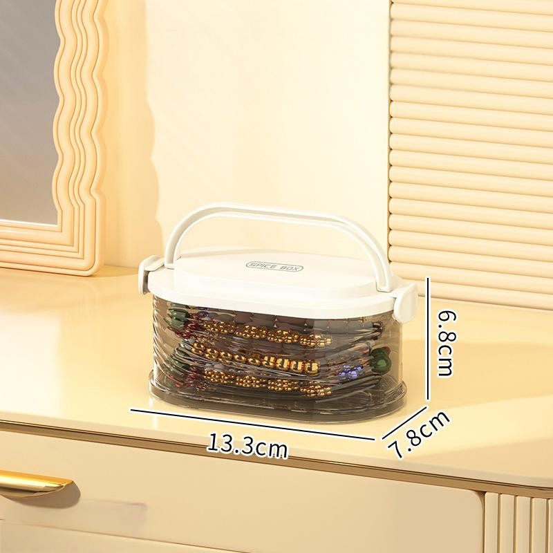 Acrylic Jewelry Storage Box With Lid Dustproof Transparent Earring Storage Box
