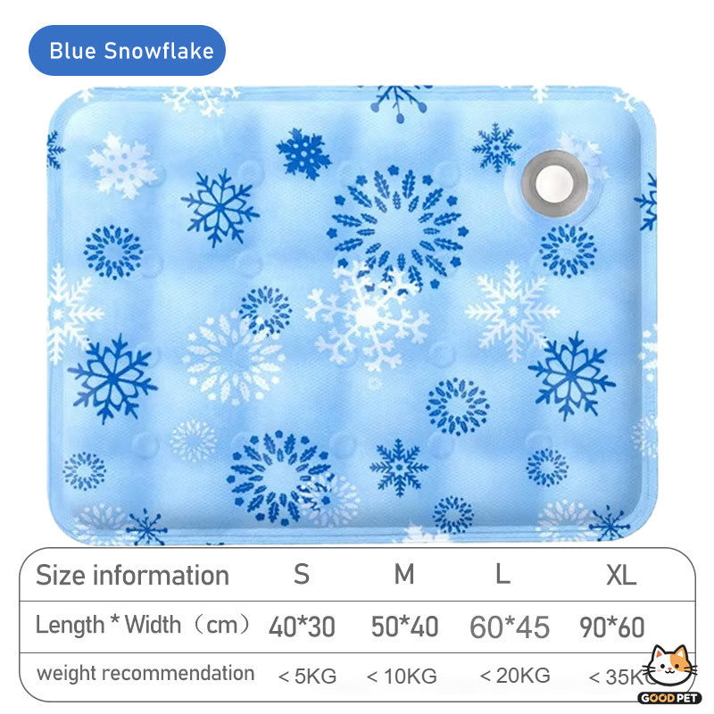 S-XL Pet Cooling Pad Cat Dog Summer Ice Pad Waterproof Sleeping Bed Sofa Cushion Carpet