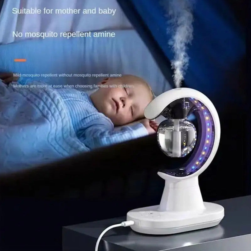 3 in 1 Humidifier with Mosquito Repellent Mist Essential Oil Aroma Diffuser Night Light Air Humidifier Zapper Lamps