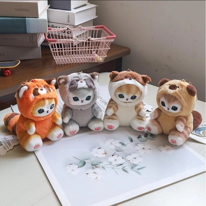 13cm Cute Keychain Plush Toy Desktop Decoration Cartoon Ornament Toys Birthday Gift