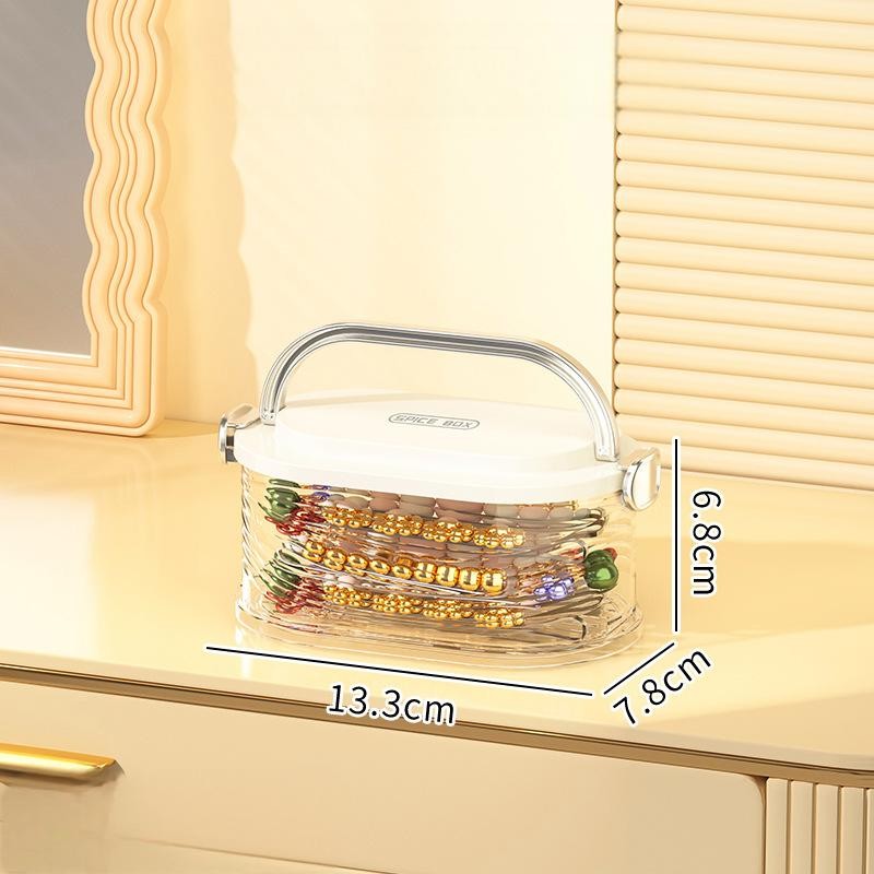 Acrylic Jewelry Storage Box With Lid Dustproof Transparent Earring Storage Box
