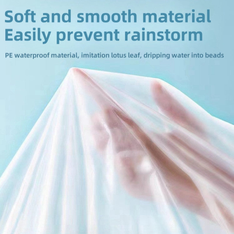 Disposable Card Adult Raincoat Long Thickened Rainproof Children's Portable Rain Suit