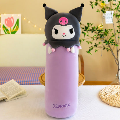Sanrio Long Throw Pillow 60/80/100cm Cute Kuromi Melody Stuffed Doll Birthday Plush Toy Gift Anak Patung