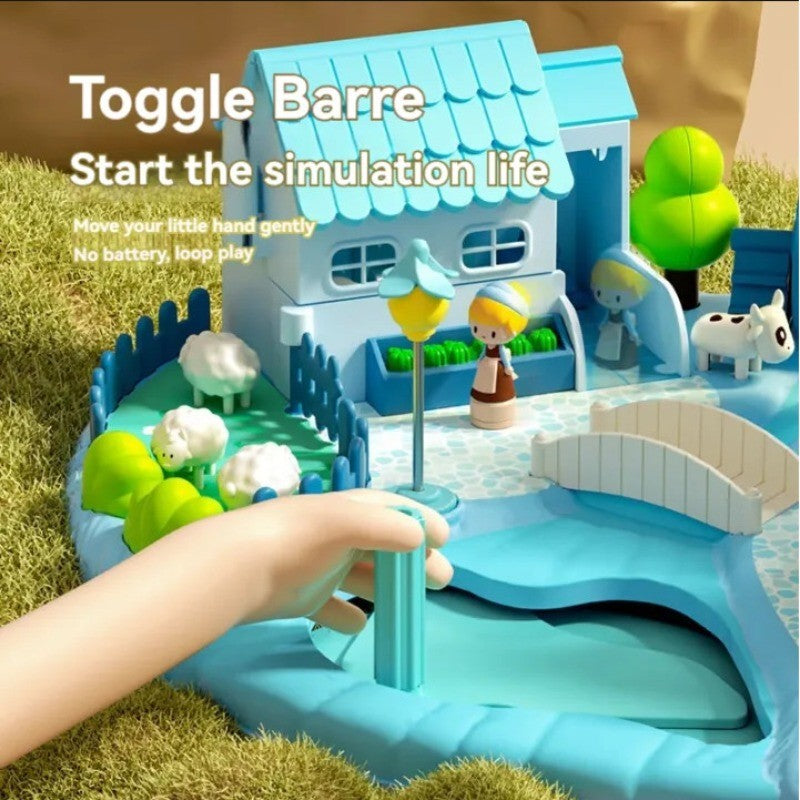 Magnetic Princess Castle Light Toy Girl Castle Game Simulation Toy Perfect Girl Birthday Gift