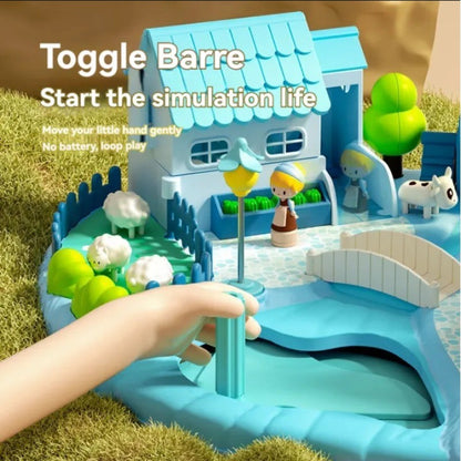 Magnetic Princess Castle Light Toy Girl Castle Game Simulation Toy Perfect Girl Birthday Gift