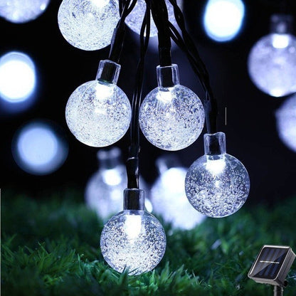 100 LED Lampu Raya Solar Fairy String Lights Outdoor Waterproof Lampu Hiasan Solar Power Lamp