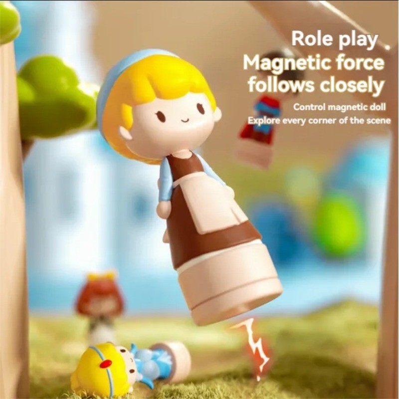 Magnetic Princess Castle Light Toy Girl Castle Game Simulation Toy Perfect Girl Birthday Gift