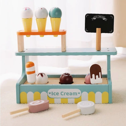 Wooden Pretend Toys Tea Set Toys Kids Kitchen Toys Pretend Play Set Wooden Cooking Toys