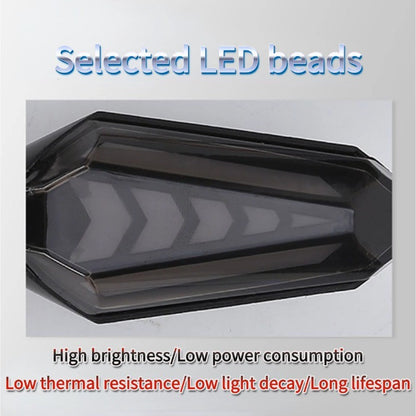 Led Signal Motorcycle Turn Signal Indicator Lampu Led Sequential Flowing Indicator Light Waterproof Universal Motor