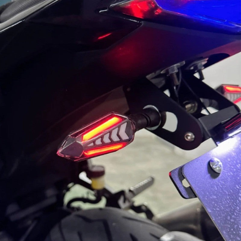 Led Signal Motorcycle Turn Signal Indicator Lampu Led Sequential Flowing Indicator Light Waterproof Universal Motor