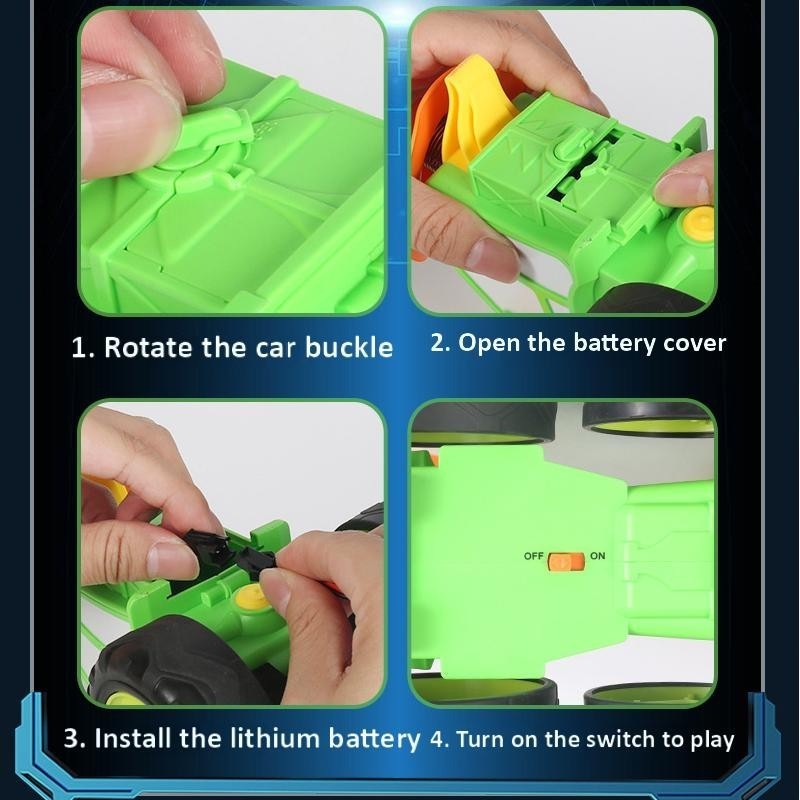 Remote Control Car Swing Dancing Car Stunt Drift Upright Car Vehicle Toy Children Gift Mainan Budak