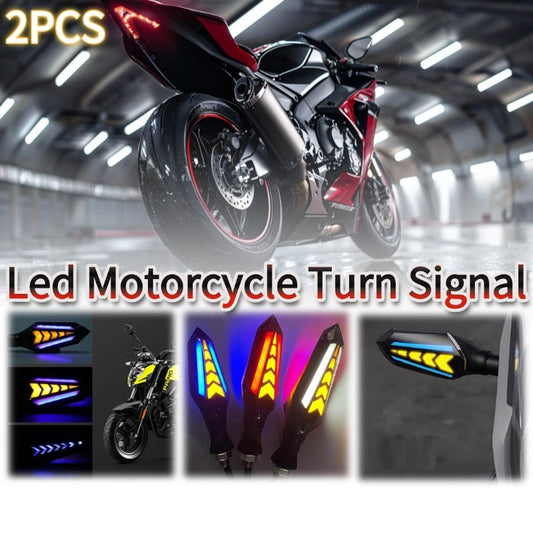 Led Signal Motorcycle Turn Signal Indicator Lampu Led Sequential Flowing Indicator Light Waterproof Universal Motor