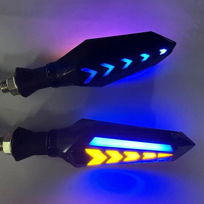Led Signal Motorcycle Turn Signal Indicator Lampu Led Sequential Flowing Indicator Light Waterproof Universal Motor