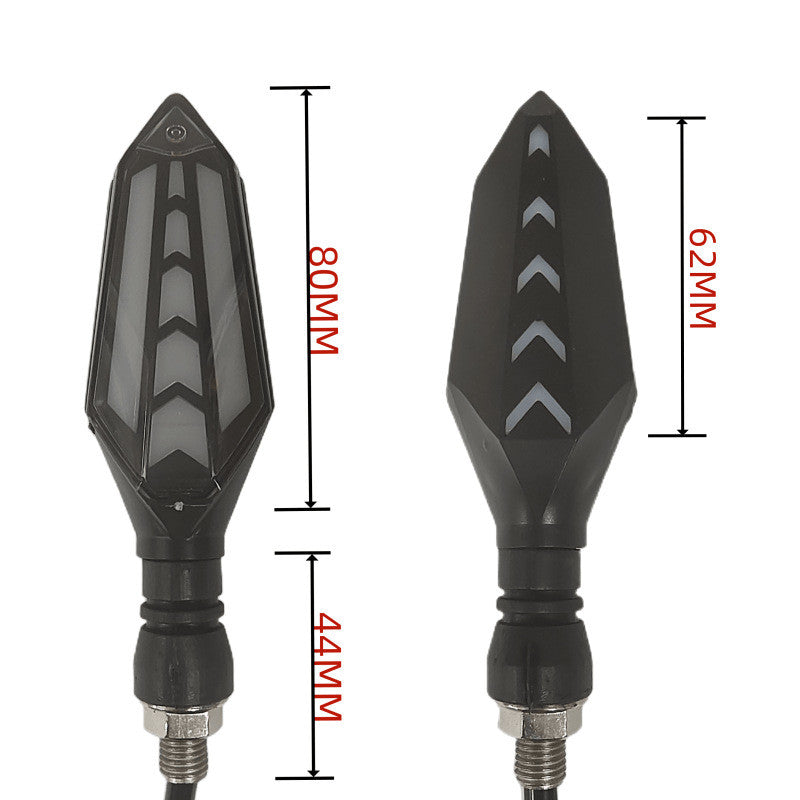 Led Signal Motorcycle Turn Signal Indicator Lampu Led Sequential Flowing Indicator Light Waterproof Universal Motor