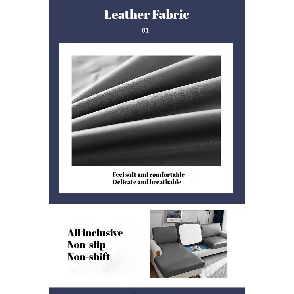 Luxury Soft Tear-resistant Water-repellent Sofa Protector High Elastic Stretch Leather Sofa Cover