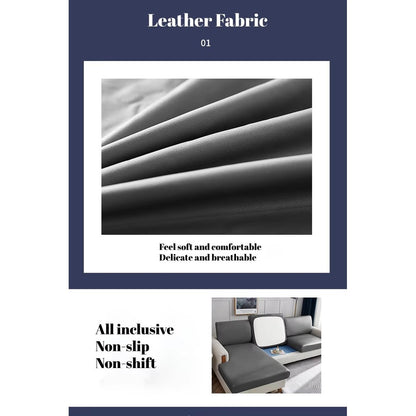 Luxury Soft Tear-resistant Water-repellent Sofa Protector High Elastic Stretch Leather Sofa Cover