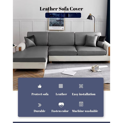 Luxury Soft Tear-resistant Water-repellent Sofa Protector High Elastic Stretch Leather Sofa Cover