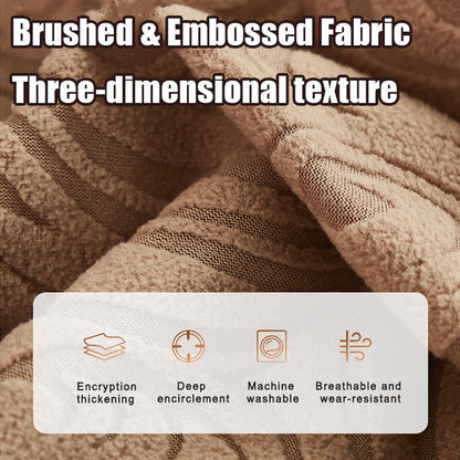 1/2/3/4 Seat Corner Sofa Cover  Elastic Stretchable Sofa Cover Premium Embossed Fabirc Sarung Raya Decoration